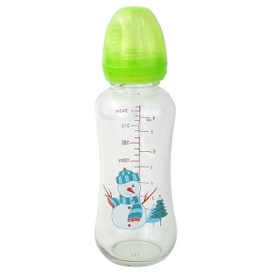 China wholesale PP Wide Neck Feeding Bottle Suppliers –  Glass material feeding bottle BX-604 – beierxin